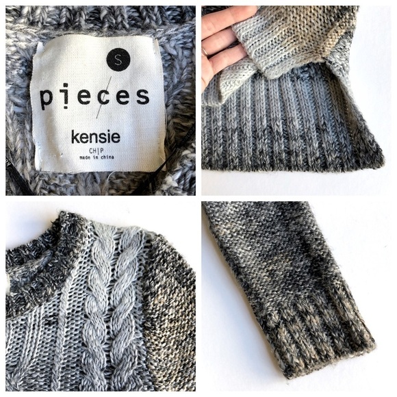 Kensie Ombre Cable Knit Sweater - Picture 8 of 8